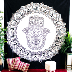 Hamsa Pattern Tapestry