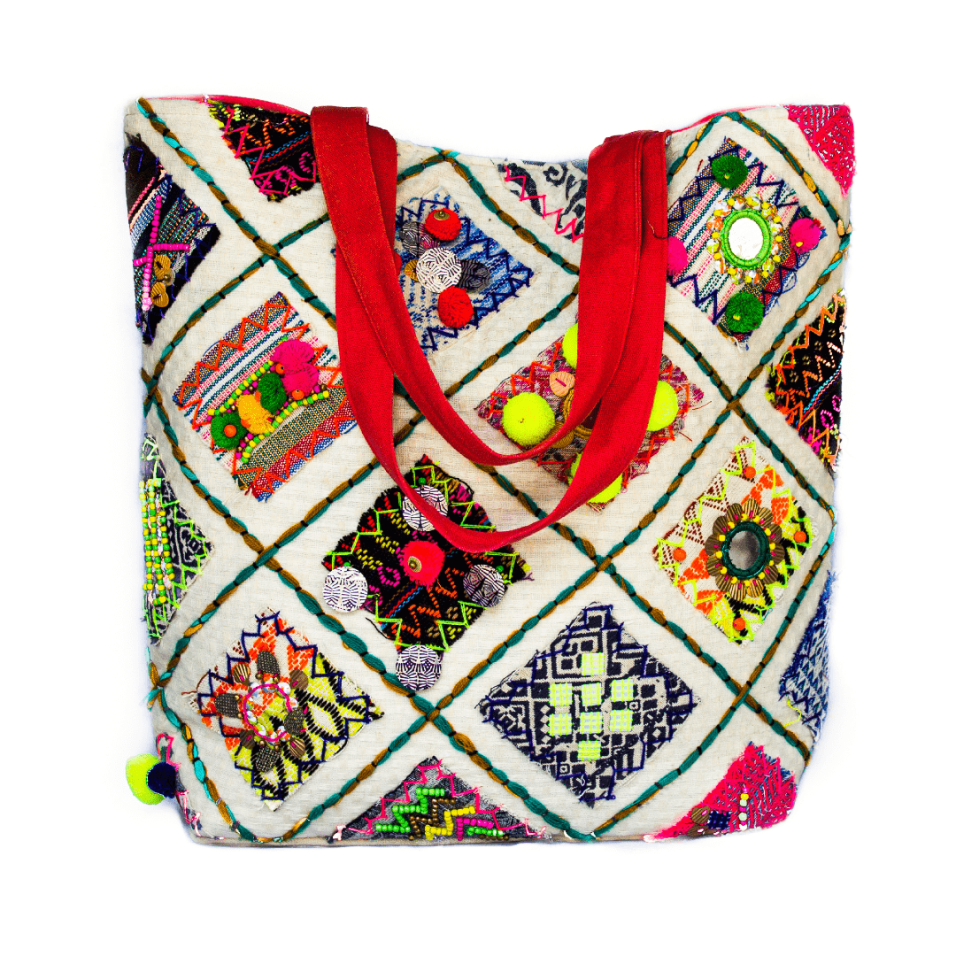Handmade in Thailand Tribal Patchwork Shoulder purse