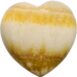 Puffed Gemstone Hearts Shaped 45mm - Citrine