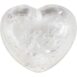 Puffed Gemstone Hearts Shaped 45mm - Clear Quartz