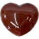 Puffed Gemstone Hearts Shaped 45mm - Carnelian