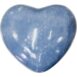 Puffed Gemstone Hearts Shaped 45mm - Angelite