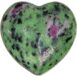 Puffed Gemstone Hearts Shaped 45mm - Ruby In Zoisite