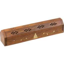 Wood Carved Boxes Burners/Holders - Buddha