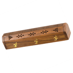 Wood Carved Boxes Burners/Holders - OM