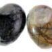 Puffed Gemstone Hearts Shaped 45mm - (Picasso) Jasper