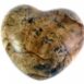 Puffed Gemstone Hearts Shaped 45mm - (Picture) Jasper