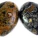 Puffed Gemstone Hearts Shaped 45mm - Rhyolite