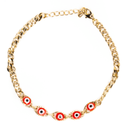 Lucky Eye Protection Gold Layered Bracelets in Different Styles - Style 7