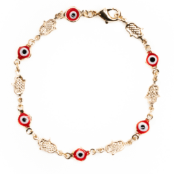 Lucky Eye Protection Gold Layered Bracelets in Different Styles - Style 6
