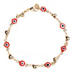 Lucky Eye Protection Gold Layered Bracelets in Different Styles - Style 5