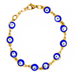 Lucky Eye Protection Gold Layered Bracelets in Different Styles - Style 2