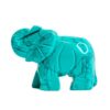 Carved Healing Stones Good Luck Elephants - Howlite