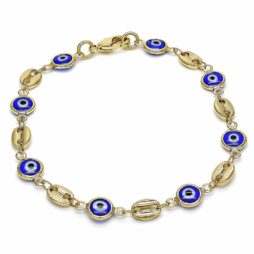 Lucky Eye Protection Gold Layered Bracelets in Different Styles - Style 11