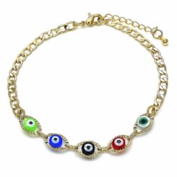 Lucky Eye Protection Gold Layered Bracelets in Different Styles - Style 8