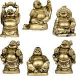 Feng Shui Gold Mini Happy Buddha