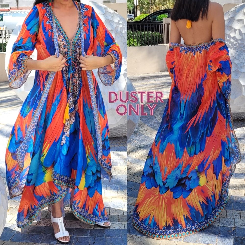 Women Elegant Halter Long Maxi Dresses/Cover Up Free Size - HAWAII Duster 654
